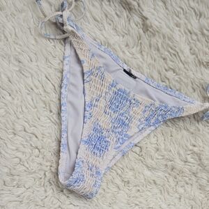 Triangl Blue Rose Voile String Bikini Bottom Small